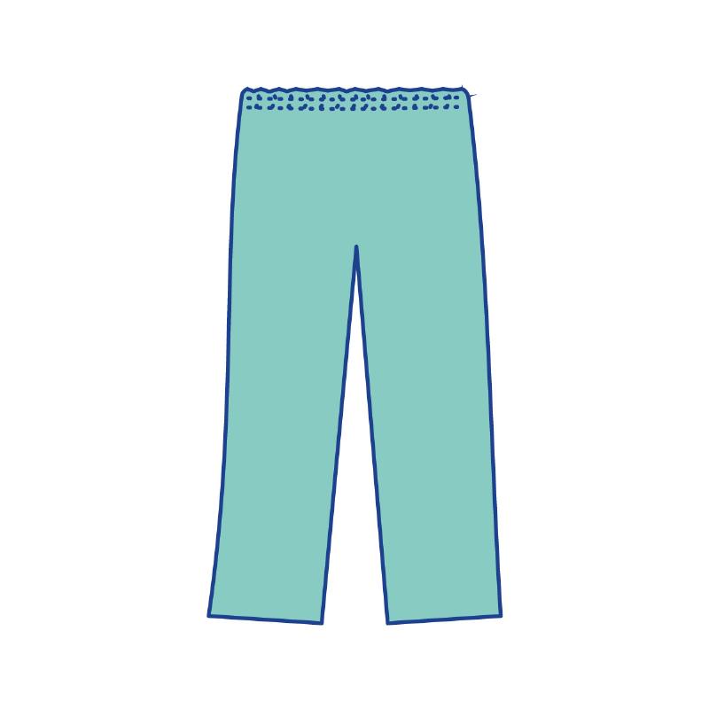 Брюки медичні Taipan-Pharm нестерильні СМС-35 г/м2, р-р ХXL